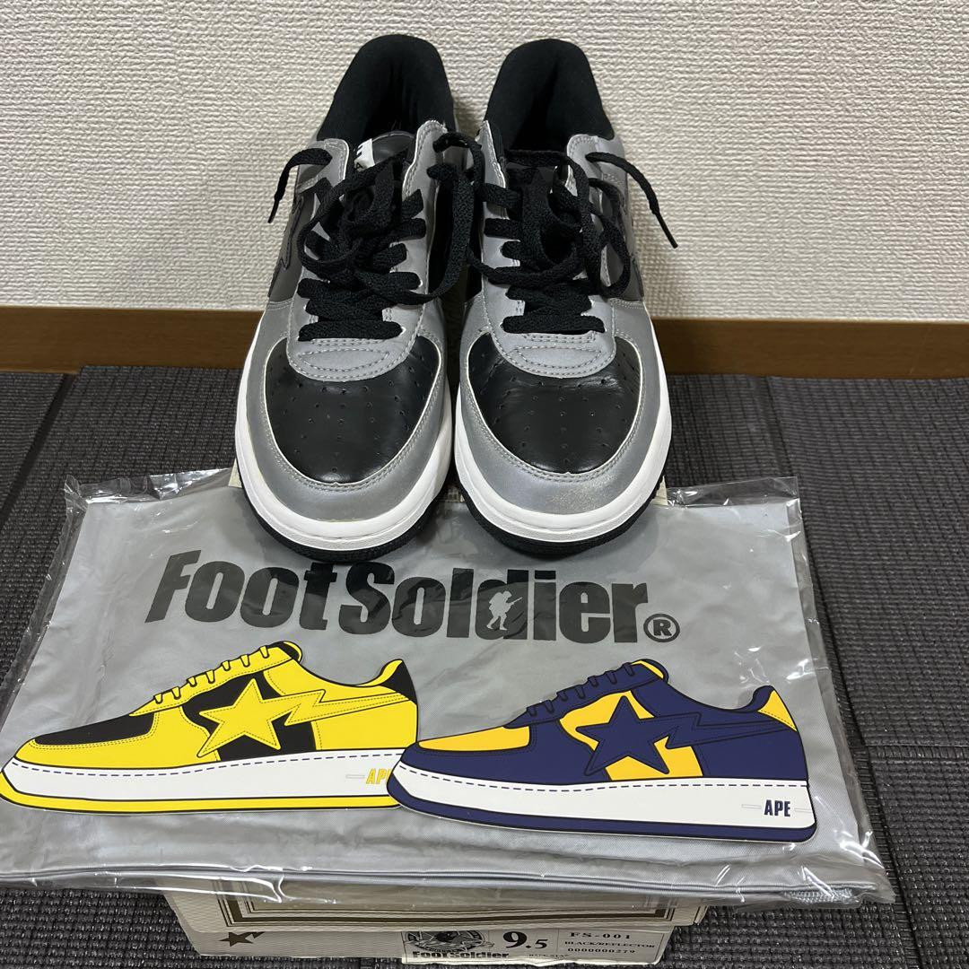 靴 A BATHING APE BAPESTA FS-001 26.5 BAPE BAPESTA FS-001 SAX PINK SZ 11 VNDS 2004 OG A BATHING