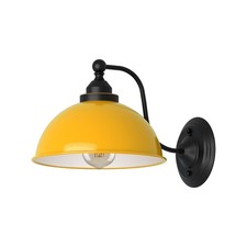 Vintage Industrial Modern Dome Wall Light E27 Metal Sconce Adjustable Wall Lamp