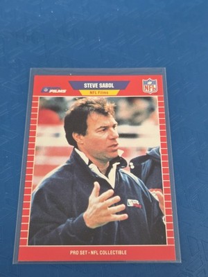 1989 Pro Set Announcer Collectibles #10 Steve Sabol FOOTBALL Card 8M