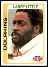 1978 Topps Larry Little Miami Dolphins #322 VG/EX