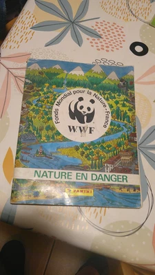 vintage album panini WWF nature en danger an 1988 - Photo 1/4