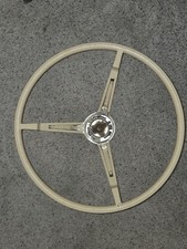 1967 67 Ford Mustang White Steering Wheel Original Fastback Coupe Convertible