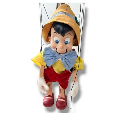 RARE Vintage TELCO Disney Pinocchio Animated Marionette Doll Music