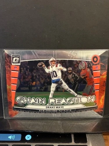 2025 Panini Donruss Optic Chain Reaction Drake Maye #9