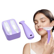 Ice Roller for Face Eyes Facial Massager Skin Care Tools with 2 in 1 Face Roller
