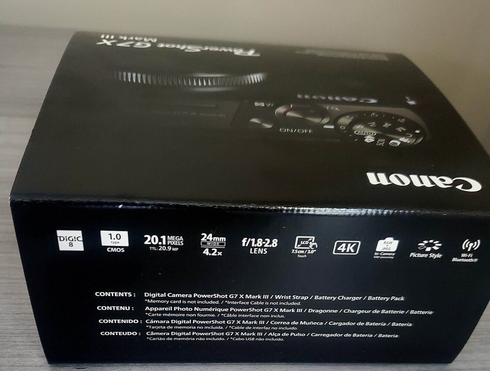 Canon PowerShot G7 X Mark III 20.1MP Point & Shoot Digital Camera New Black