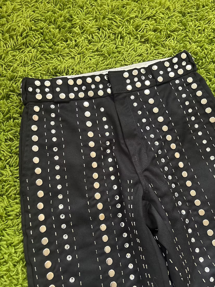 Gucci Vault x Dickies FW2022 Crystal Stud Embellished 874 Work Pants image 3