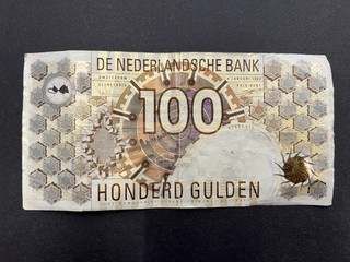 Niederlande 100 Gulden Vintage Banknote (1) LOT: 0706 015