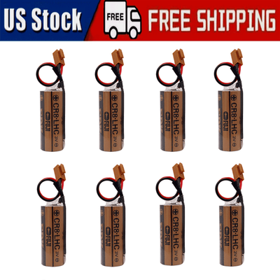 #ad 8x 3V CR8.LHC 2600mAh Battery FDK CR8 LHC For Fanuc battery A98L 0031 0012. $62.69