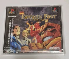 Fantastic Four Sony PlayStation 1  Sealed NM Japanese version PS1 Rare