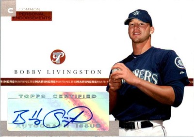 2005 Topps Pristine Personal Endorsements Common #BL Bobby Livingston Auto /497