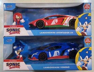 NEW 2025 JADA SONIC & KNUCKLES Figure & LAMBORGHINI VENENO