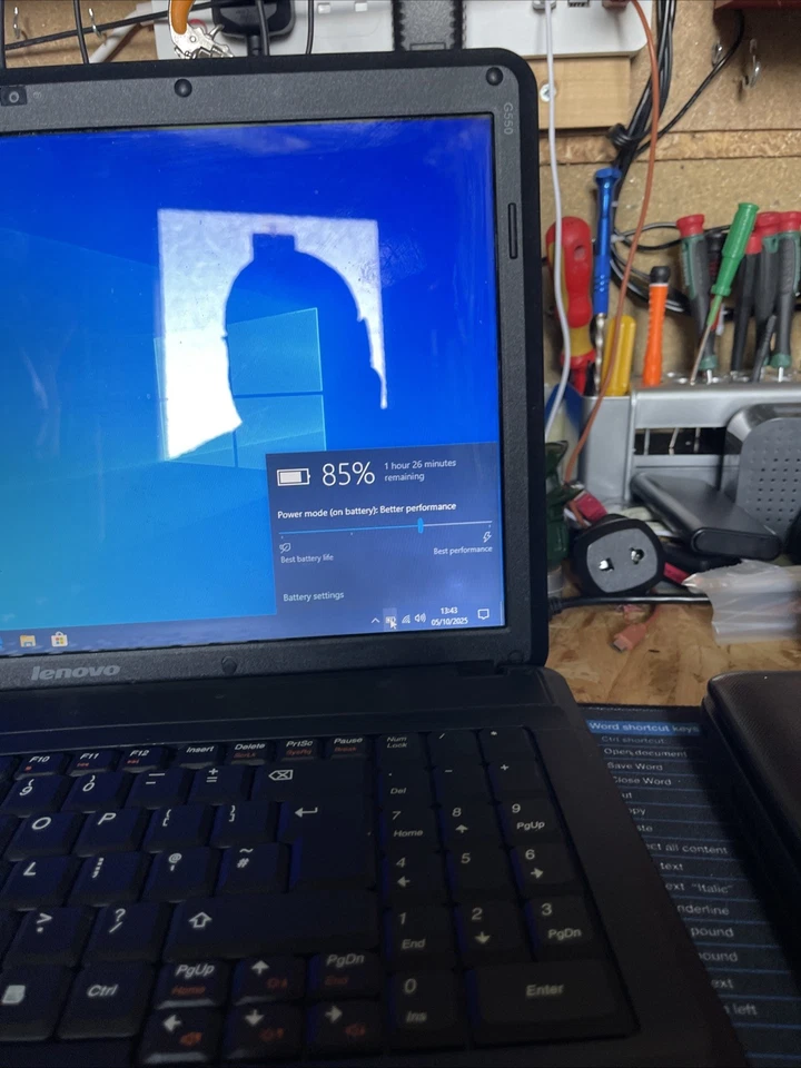 Lenovo G550 15.6 inch Laptop Core 2 Duo 4GB RAM 300GB - Image 4 of 4