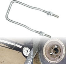 Trailer Spare Tire Mount Bracket U-Bolt Tire Carrier Holder Fit for Side Mount 4
