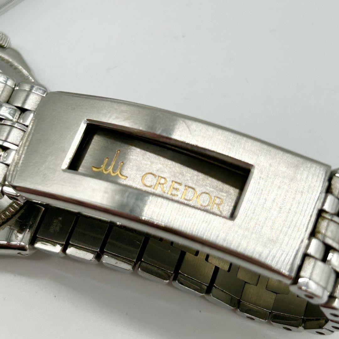 時計 Seiko credor kinetic 18kt/ss SEIKO CREDOR Kinetic 18KT Men's Automatic Round Silver W32mm