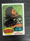Raiders Jack Tatum Signed 1976 Topps AUTO