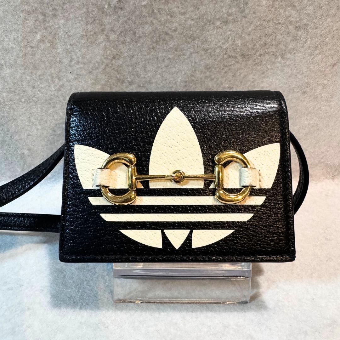 GUCCI　adidas 702248　ホースビット　ショルダーウォレット GUCCI グッチ × adidas アディダス ホースビット ショルダー