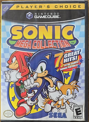 Sonic Mega Collection Nintendo GameCube Players Choice CIB Free Shipping