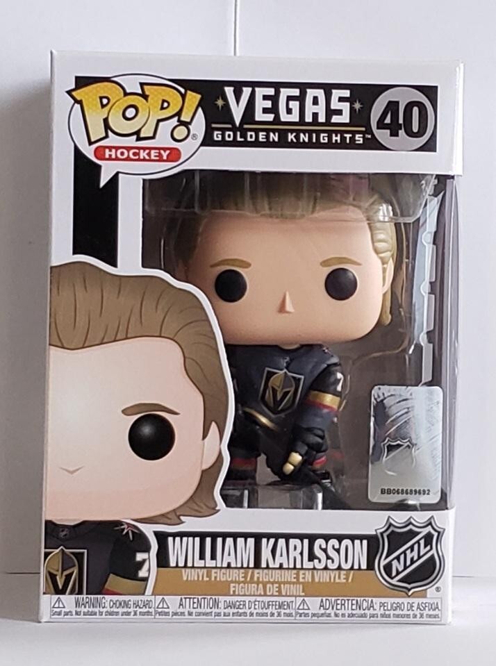 Funko Pop! Nhl: Vegas Golden Knights - William Karlsson (Camiseta Deportiva Original De Casa)