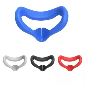 VR Masque de couverture en silicone visage pour Oculus Quest 2 Coussin pour tête d'oreille