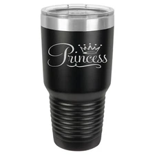 Tumbler 20oz 30oz Travel Mug Cup Vacuum Insulated Stainless Steel Princess Fancy