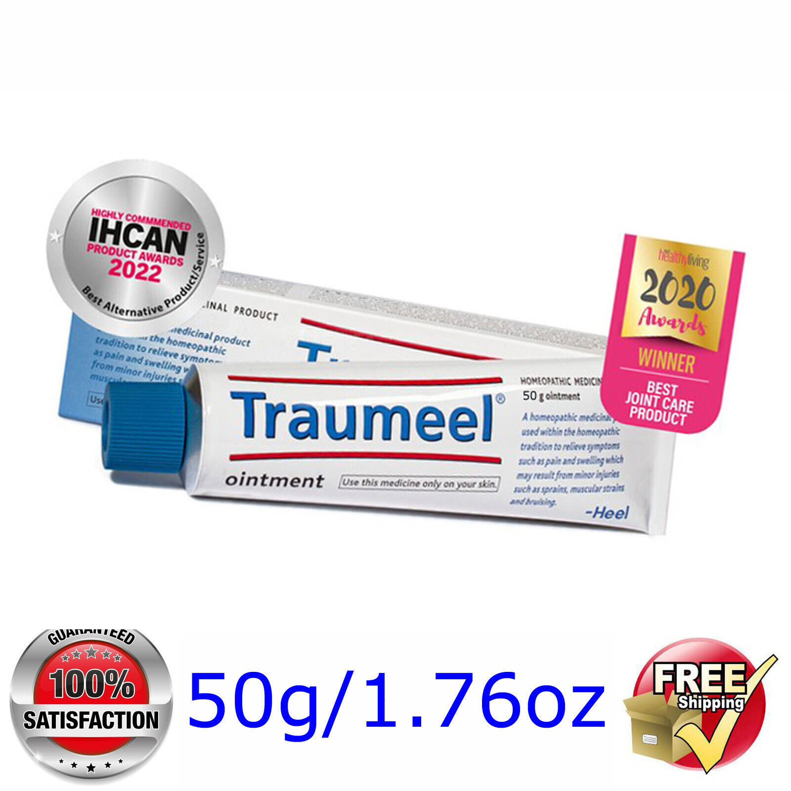 Traumeel S @ Original Anti-Inflammatory And Pain-Ointment-Cream 50G/1.76Oz 09/25
