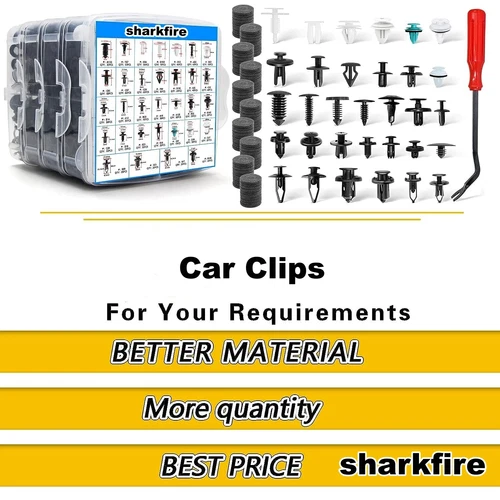 For Honda CAR 1101 Box Set Bumper Fender Liner Push Type Retainer Clips Fastener - Picture 3 of 10