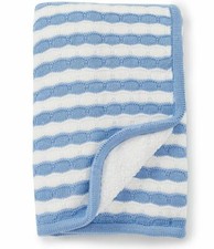 Starting Out: Baby Boys Striped Chenille Blanket, Blue - Dillard's Exclusive