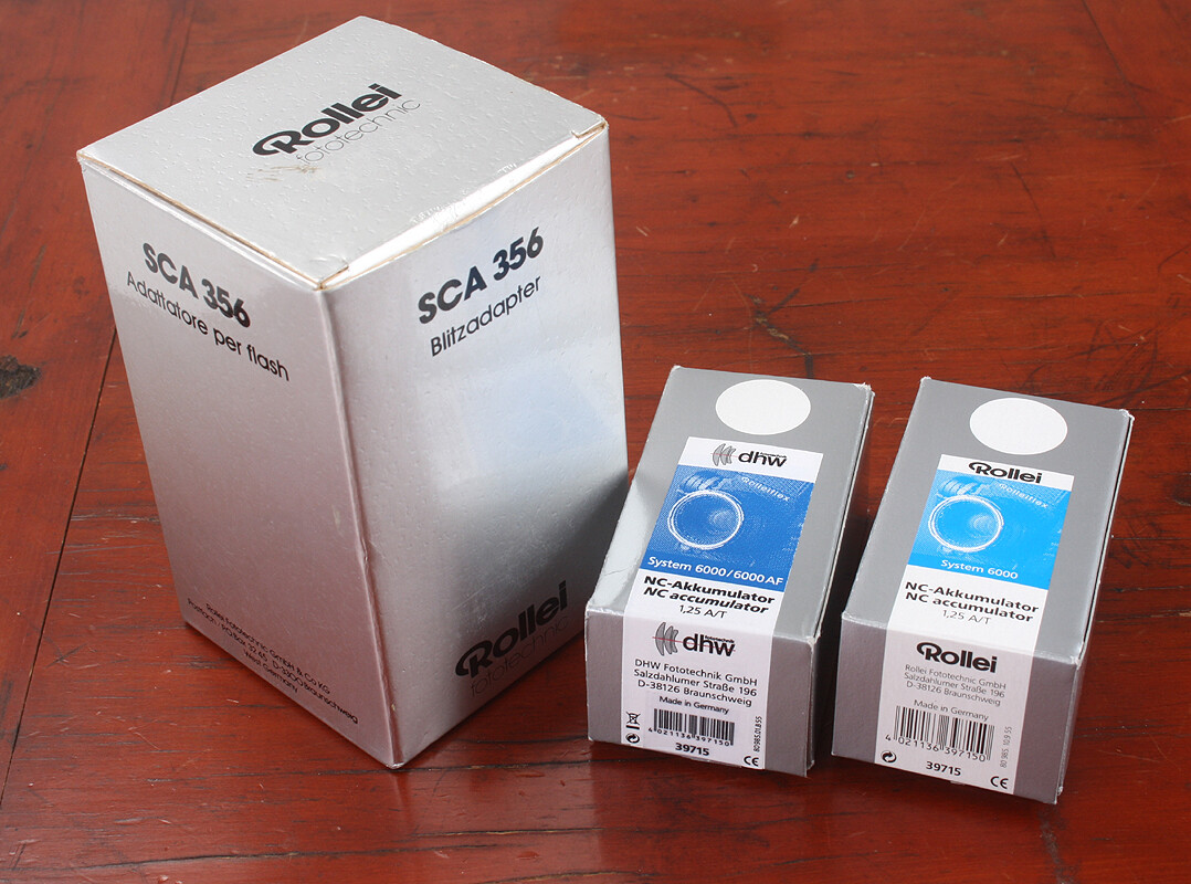 ROLLEI EMPTY BOX ONLY FOR SCA 356 FLASH ADAPTER + BONUS