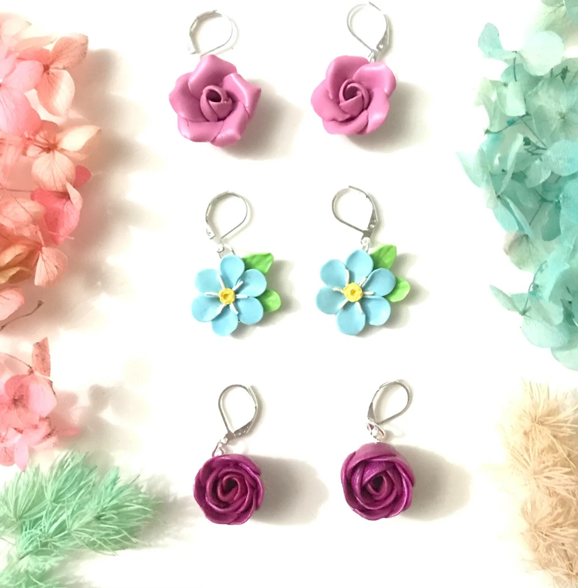 Handcrafted Polymer Clay Earrings- Easter – Ivy Lena