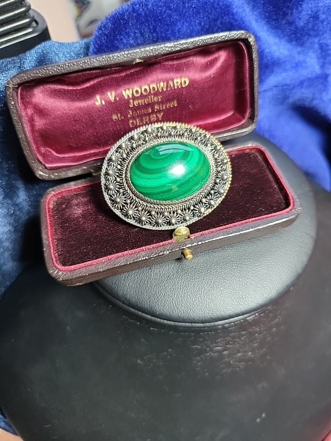 Beautiful Victorian Solid Silver Scottish Malachi… - image 1