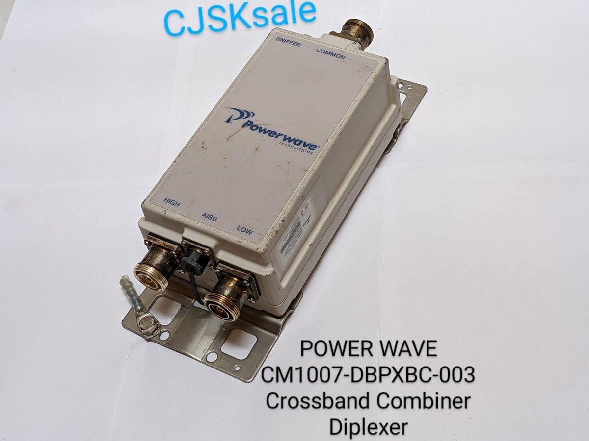 ®️ieee  POWER WAVE CM1007-DBPXBC-003 Crossband Combiner Diplexer 698