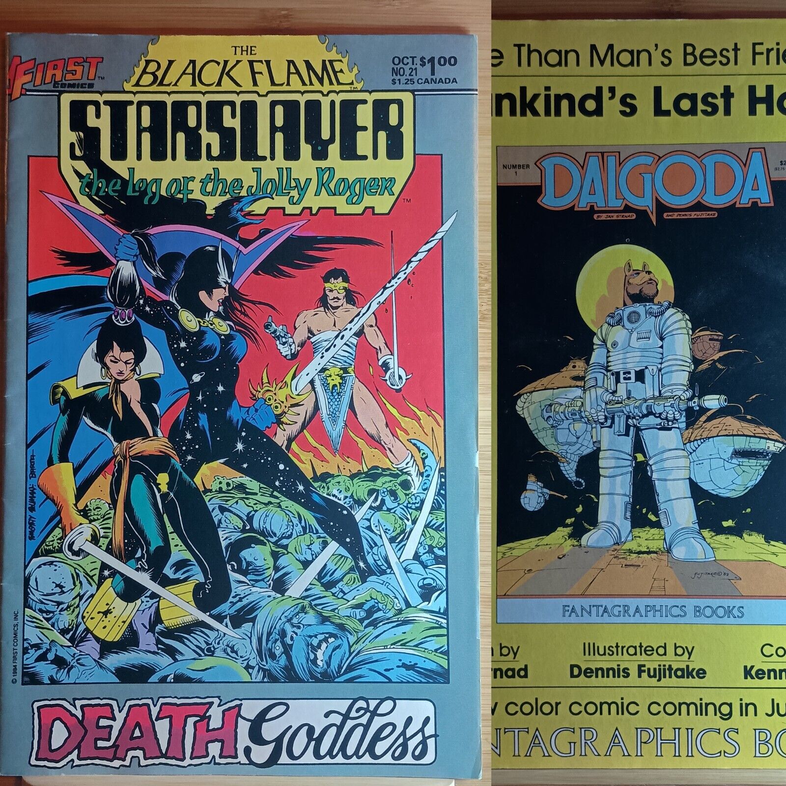 1984 First Comics Starslayer 21 Timothy Truman Cover Artist FREE SHIPPING 