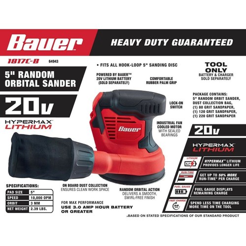 Bauer 20V Cordless Hyper max Brushless 