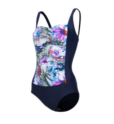 Badeanzug blau 36B Damen bunt B-Cup UVP:59,99  3.358