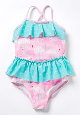 Matilda Jane Enchanted Garden Island Party One-Piece Girls Swimsuit Size 10