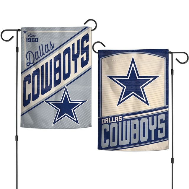 WinCraft Dallas Cowboys Large Garden Flag - Double Sided 12.5x18 Inch Team Banner