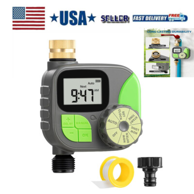 DEWENWILS Sprinkler Timer, Outdoor Water Timer for Garden Hose, Programmable Hos