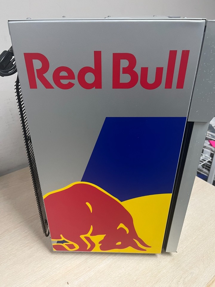Red Bull Mini Fridge Baby Cooler RBIBC2 Counter Unit No Key eBay