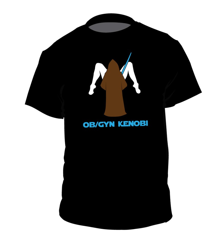 OB/GYN Kenobi shirt Star Wars Obi Wan Obi-Wan Jedi Master Funny OBGYN t ...