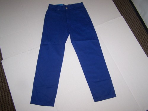 J. Bailey Boutique Boys Champ Pants Classic Style Marine Blue Twill Size 7 NWT - Picture 3 of 3