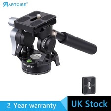Lightweight Fluid Video Head Panoramic Pan Tilt Head Tripod Head With Handle