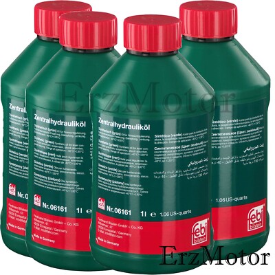 4Liter Original Febi 06161 Zentralhydrauliköl Servoöl Hydrauliköl VW Skoda Audi