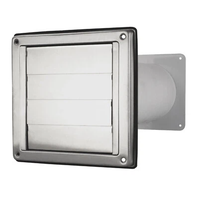 VONLIS Mauerkasten Anschlusssystem Mauerdurchführung Edelstahl Abluft Ø 100 125 150