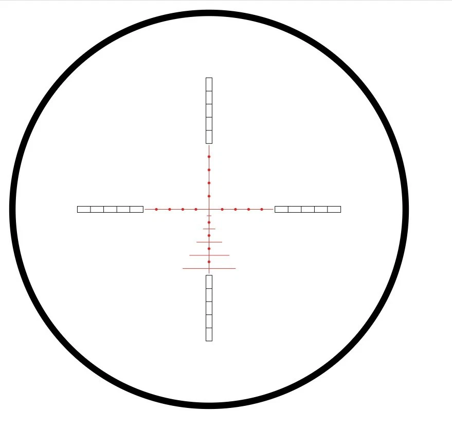 Airmax 6-24x50 30 SF AMX IR Mil Dot Rifle scope, Caps, Sidewheel, Sunshade 13321 - Image 3 of 4