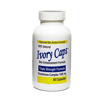 4 X Ivory Caps Skin Enhancement Glutathione & Vitamin C Set For Brightening Skin