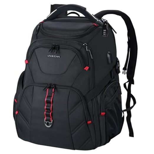 17.3 Inch TSA-Friendly Anti-Theft Laptop Backpack Water Resistant Extra Storage Travel