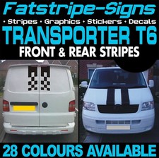 to fit VW TRANSPORTER T6 STRIPES GRAPHICS STICKERS DECALS DAY VAN CAMPER SWB LWB