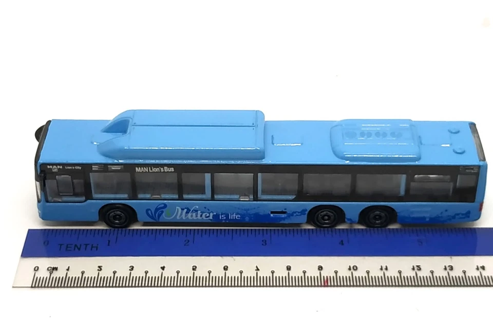 Majorette Man Lion's Bus - Mater is Life - blue Scale 1/110 (5.7 inches) - Image 4 of 4