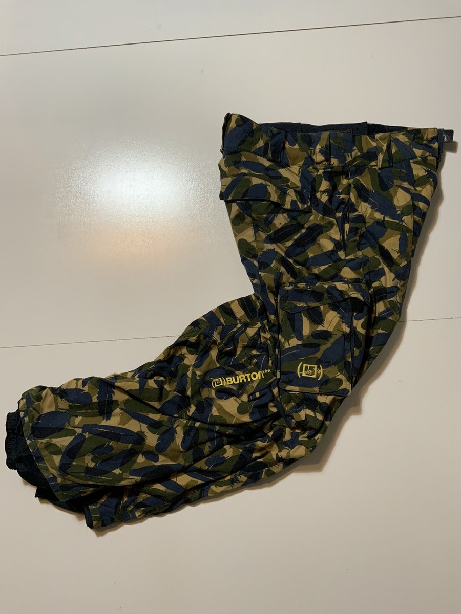 Vintage Y2K Burton Snowboards Feather Camouflage Camo Ski Cargo